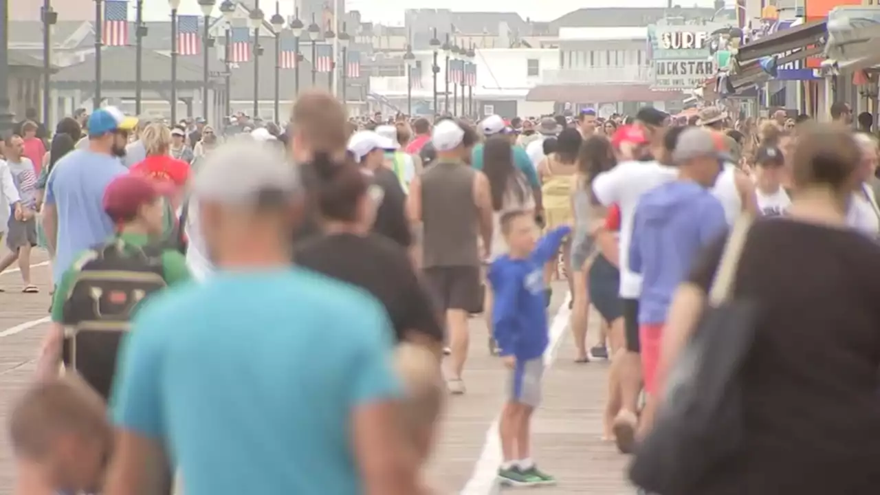 Jersey shore fills with visitors enjoying Fourth of July holiday weekend