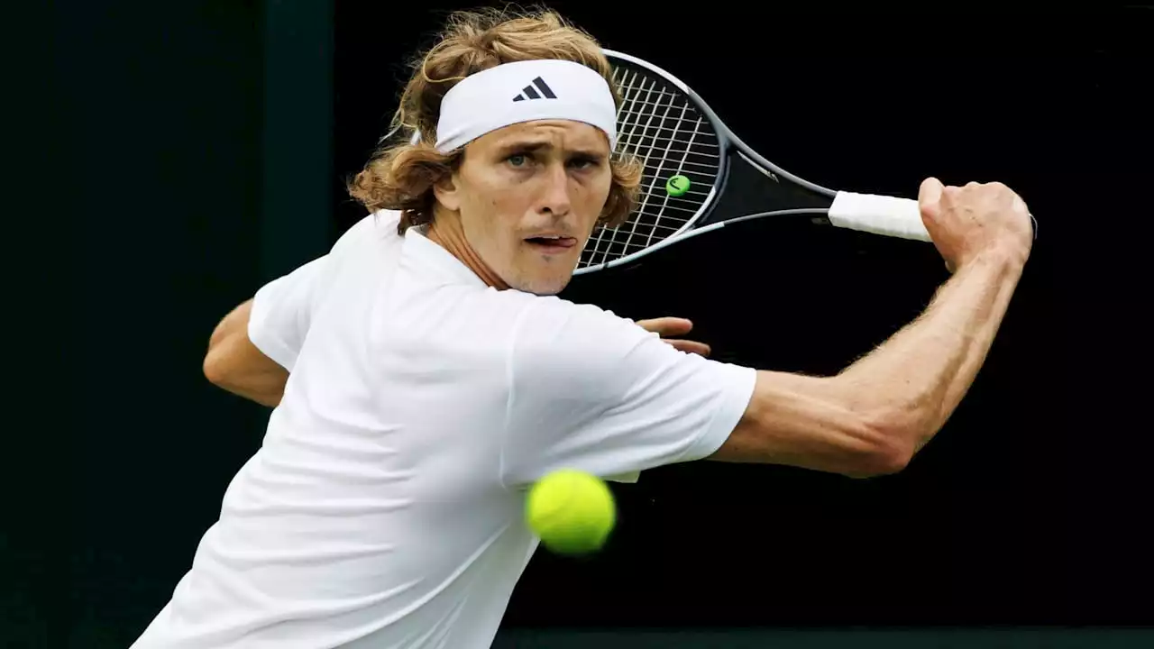 Alexander Zverev in Wimbledon nur mit einer Mini-Box!