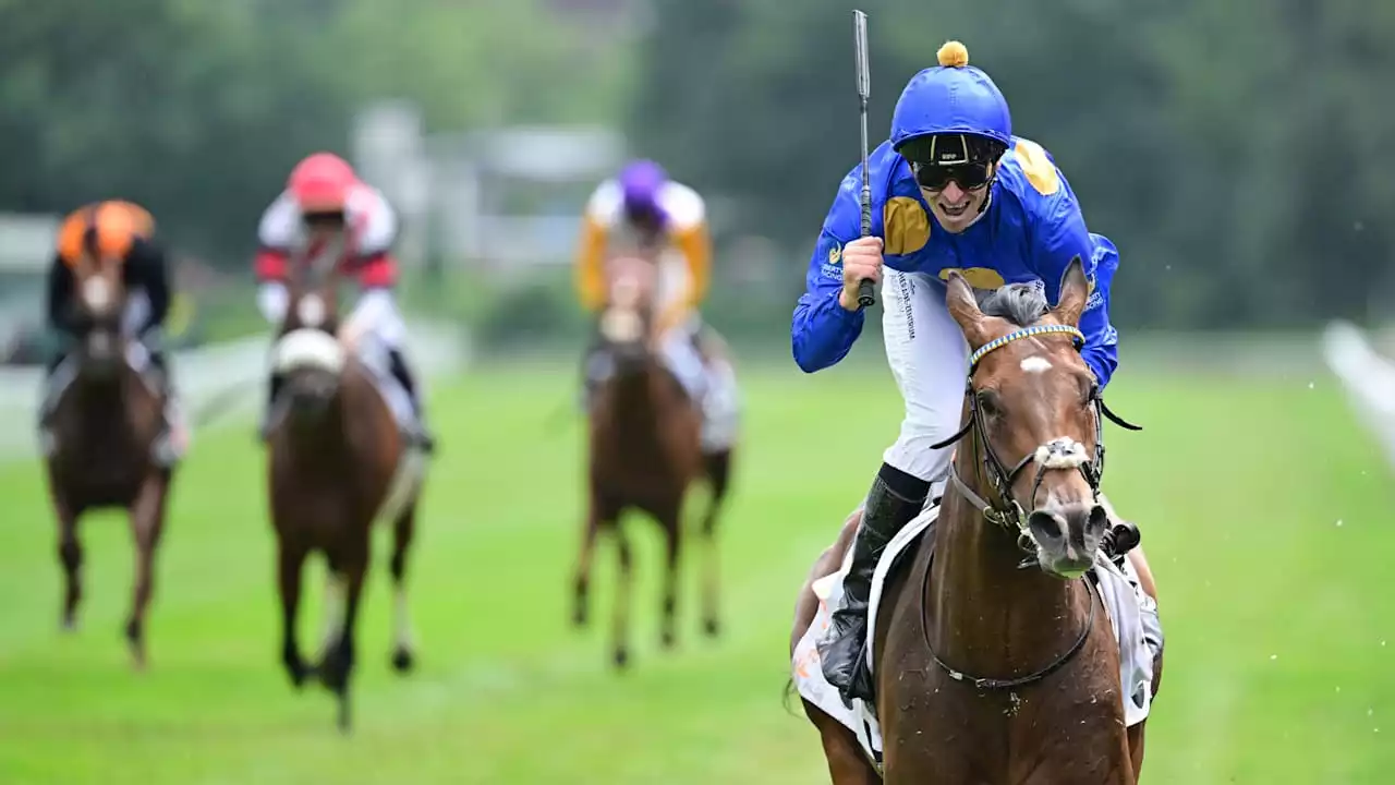 Galopp: Fantastic Moon und Rene Piechulek gewinnen das 154. Derby