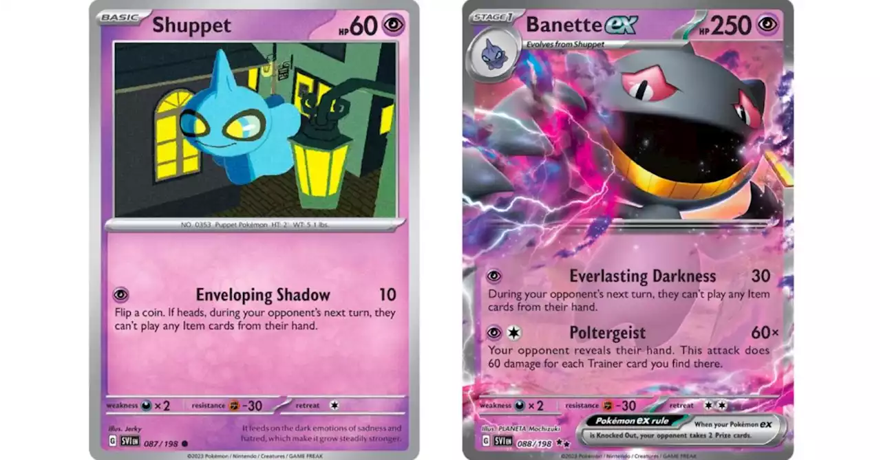 The Cards Of Pokémon TCG: Scarlet & Violet Part 21: Banette Ex