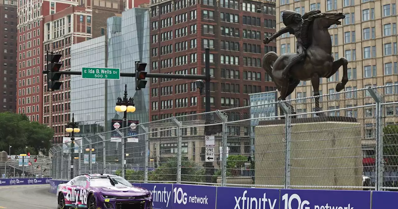 NASCAR in Chicago: Drivers test out downtown street course