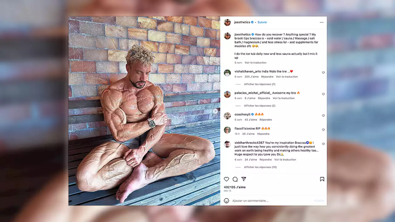 Un influenceur bodybuilder aux 8,6 millions d'abonnés sur Instagram meurt à 30 ans