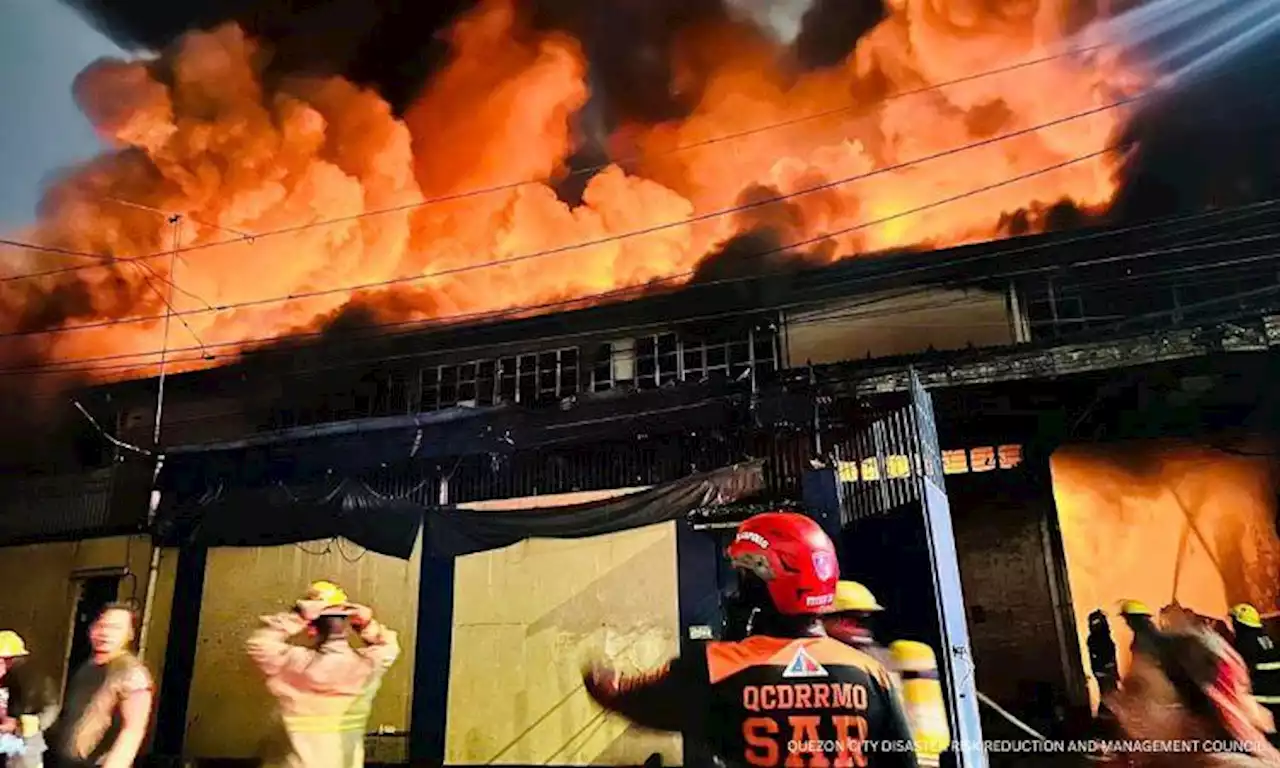 Fire hits warehouse of plastic products in QC