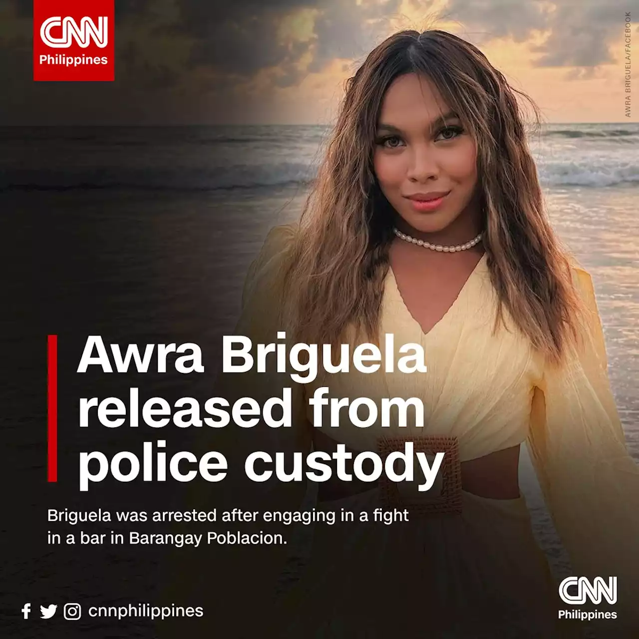 Awra Briguela released from police custody