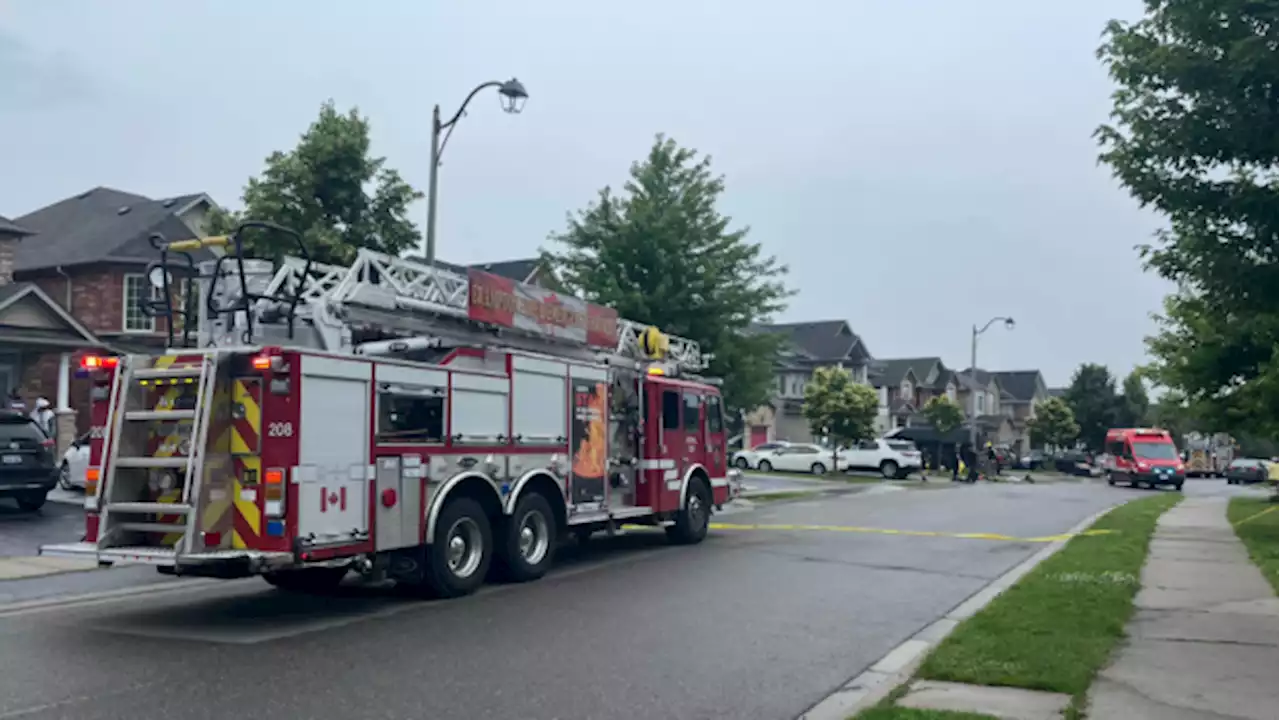 Elderly man in critical condition after house fire in Brampton