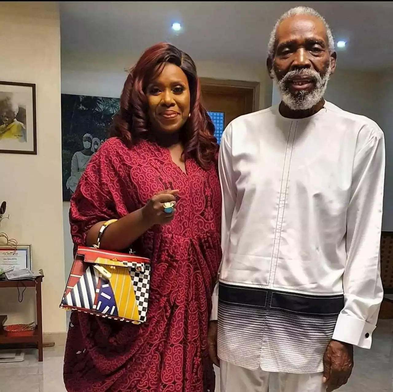 Olu Jacobs I knew no more there - Joke Silva