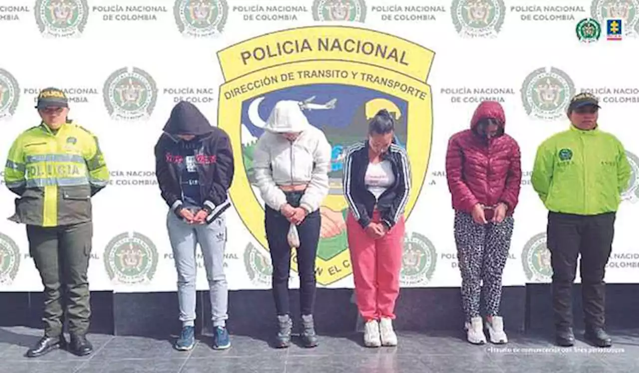 Capturan a “Las Seductoras”, banda dedicada a robar conductores en Cundinamarca