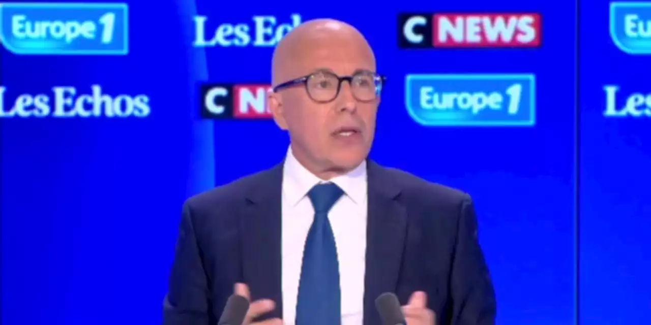 «Les insoumis sont des dangers pour la République» : face aux émeutes, Eric Ciotti dénonce le discours de l'extrême gauche