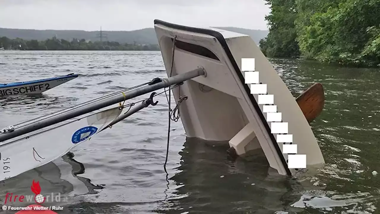 D: Kfz-Brand, gekentertes Boot, Großeinsatz für Jugendliche unter Drogen → viel zu tun in Wetter / Ruhr