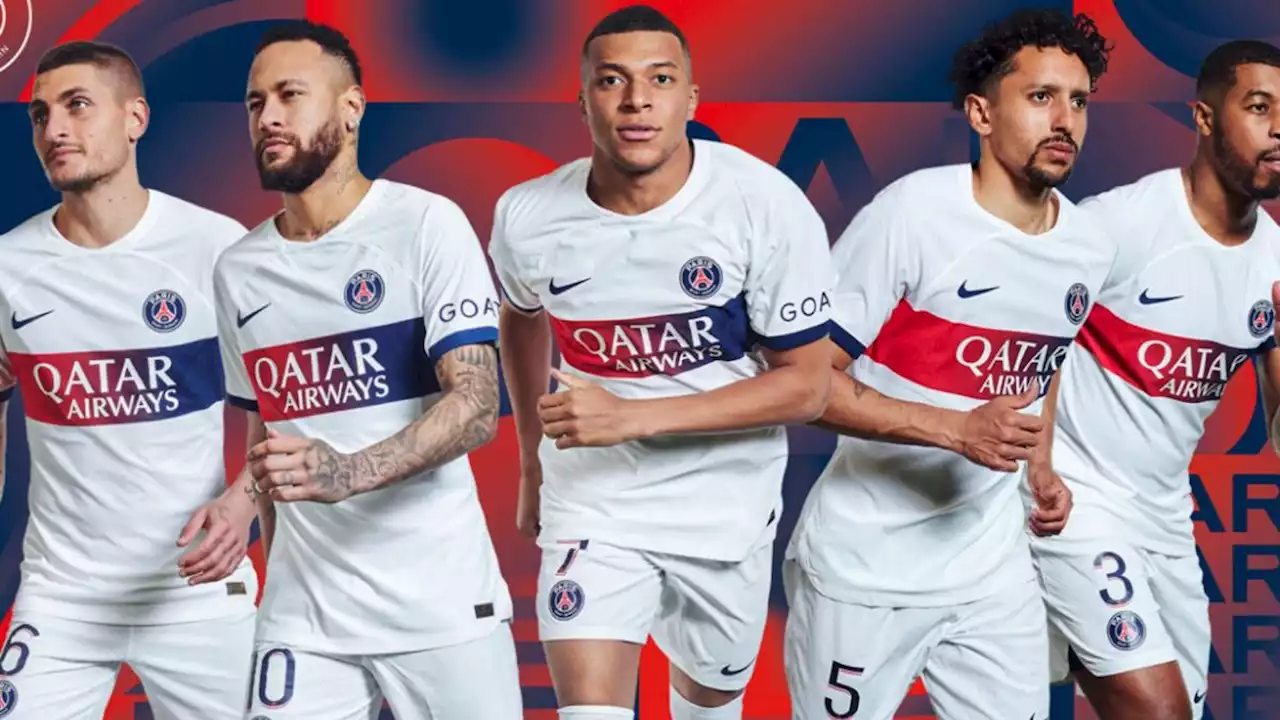 Le nouveau maillot extérieur du PSG pour la saison 2023-2024 !