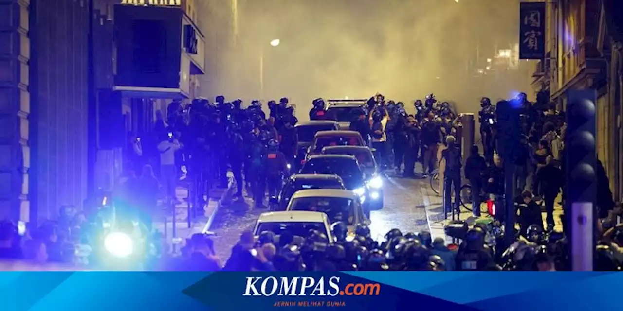 Kerusuhan Perancis Malam Kelima, 719 Orang Ditangkap, 577 Kendaraan Dibakar