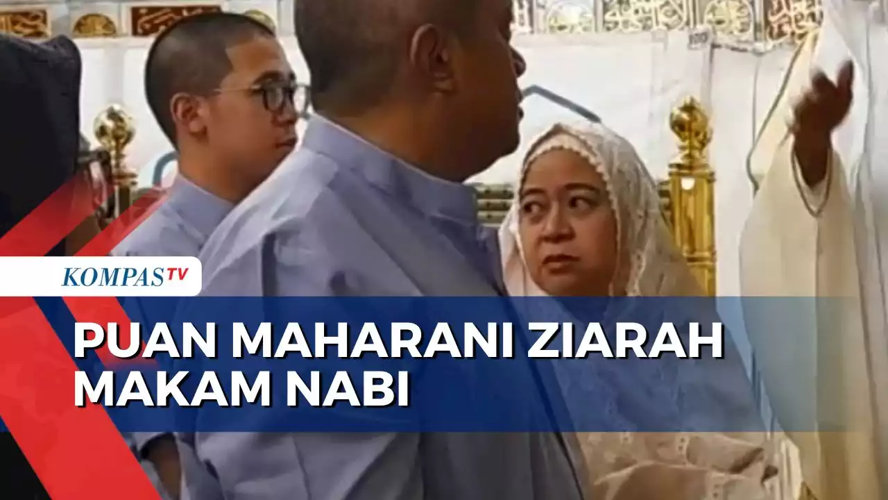 Ketua DPRI RI Puan Maharani Ziarah ke Makam Nabi di Madinah Arab Saudi