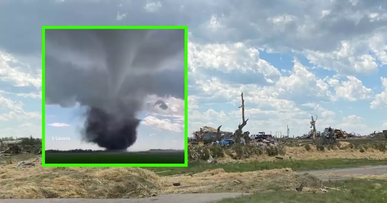 [Videos] Fuertes imágenes del tornado que arrasó casas en Canadá