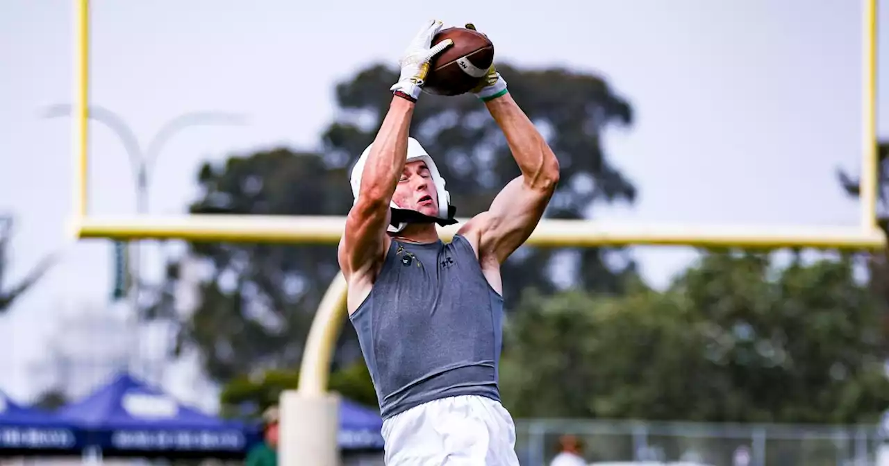 On a beautiful day for seven-on-seven summer football, Mason York shows he's somebody