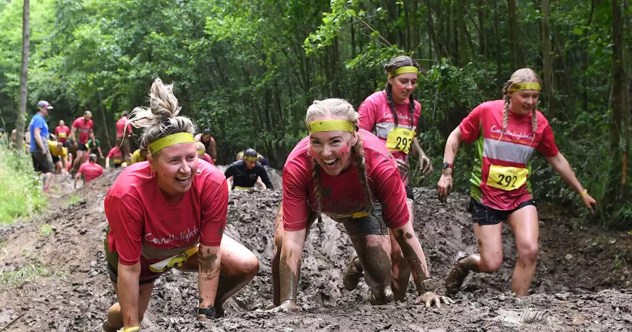 48 amazing photos as people slip and slide through muddy Leeds obstacle course