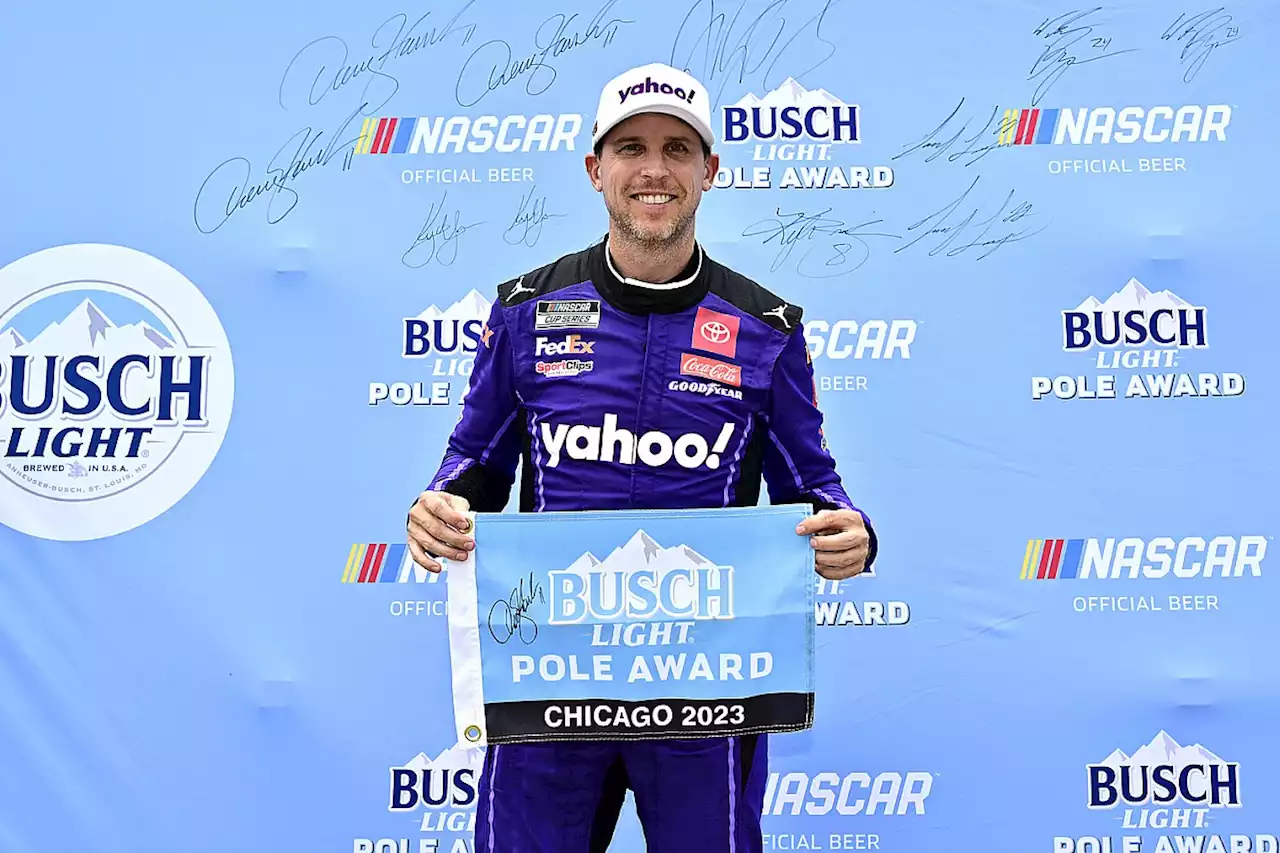 Hamlin snags Chicago Cup pole ahead of Reddick and Van Gisbergen