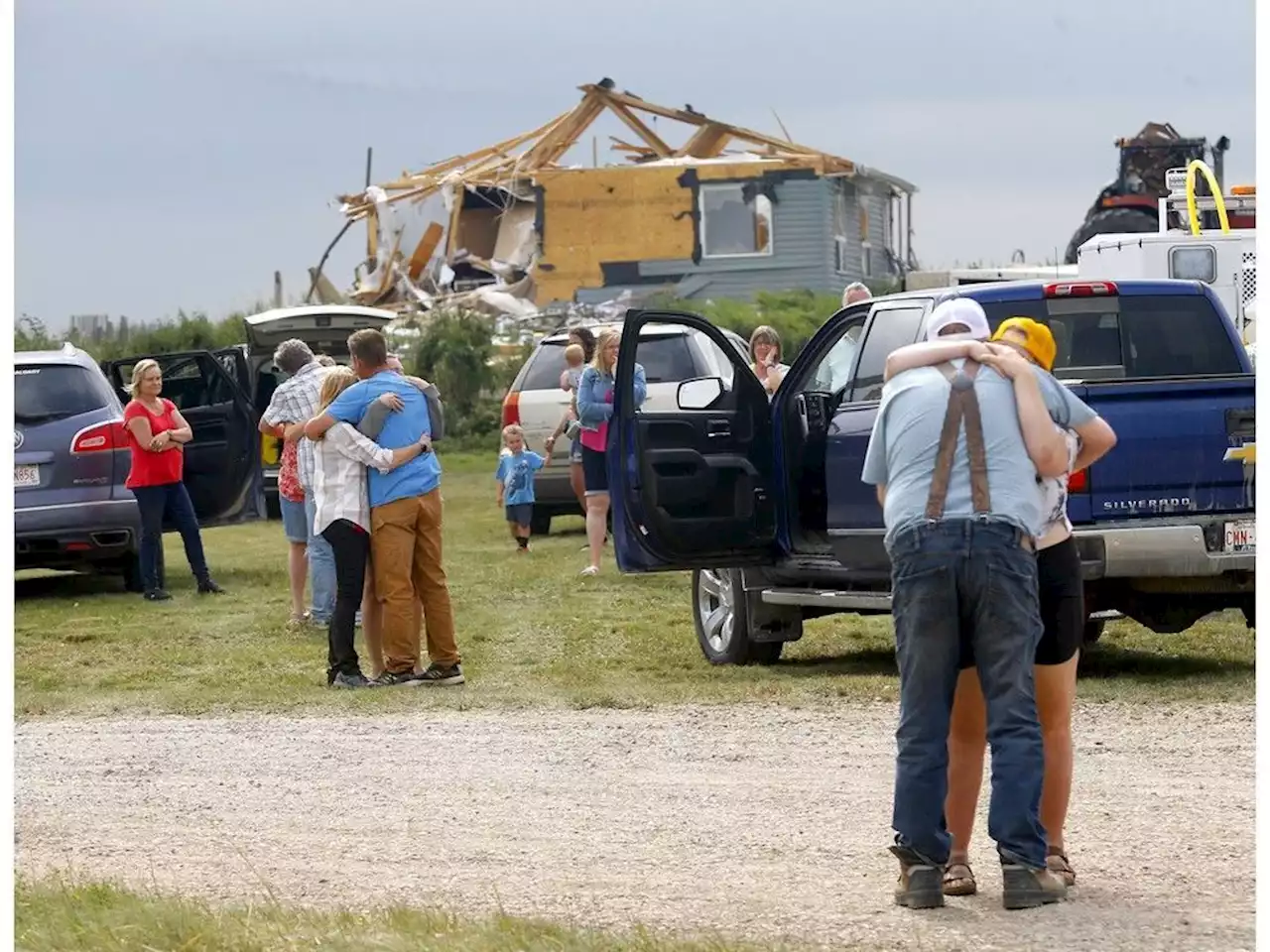 Homes torn apart as violent tornado leaves path of destruction in Alberta