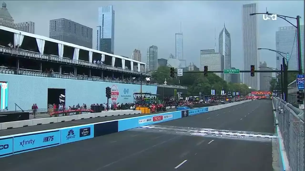 NASCAR Chicago Street Race delayed due to lightning