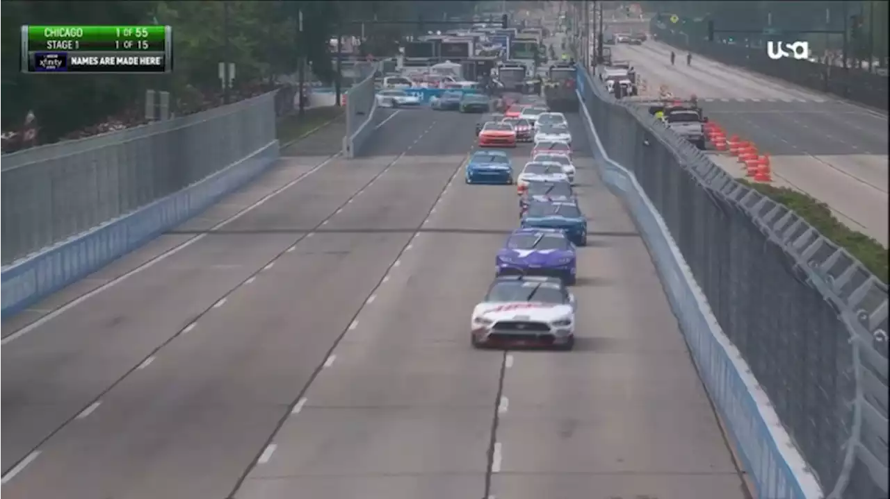 NASCAR Chicago Street Race Day 1: The Loop 121 begins, drivers adjust to unique course