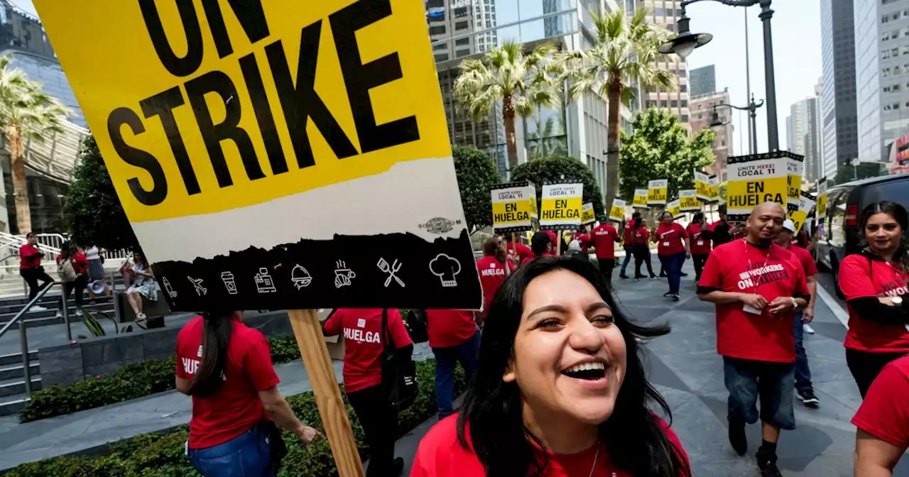 Thousands of Southern California hotel workers begin strike