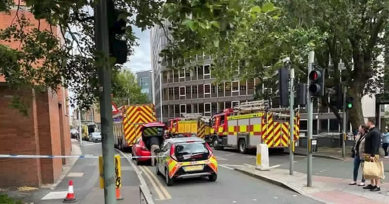 City street cordoned off as emergency crews deal with incident