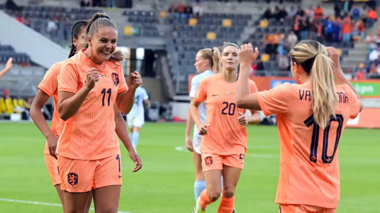 Oranjevrouwen walsen over België heen en gaan met heerlijk gevoel naar WK