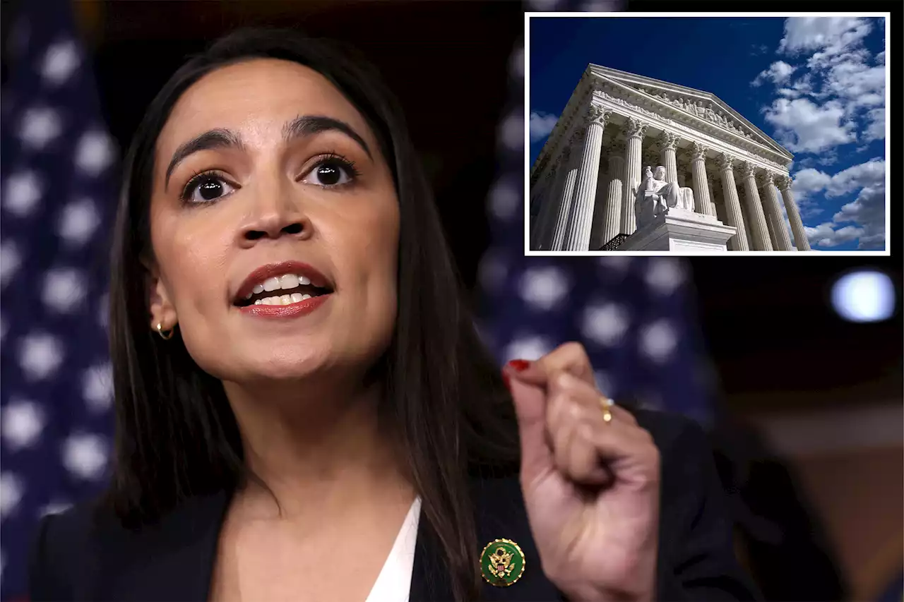 AOC urges Dems to try to rein in Supreme Court