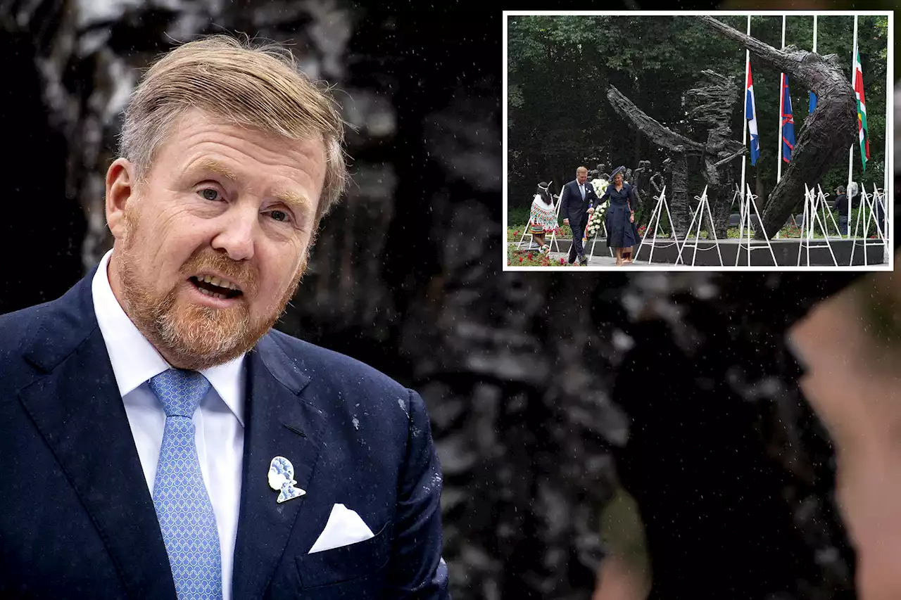 Dutch King Willem-Alexander apologizes for country’s role in slavery