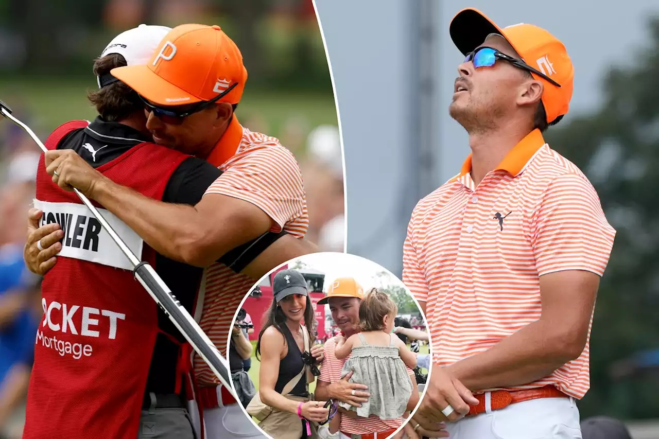 Rickie Fowler takes Rocket Mortgage Classic in playoff to end long PGA Tour win drought