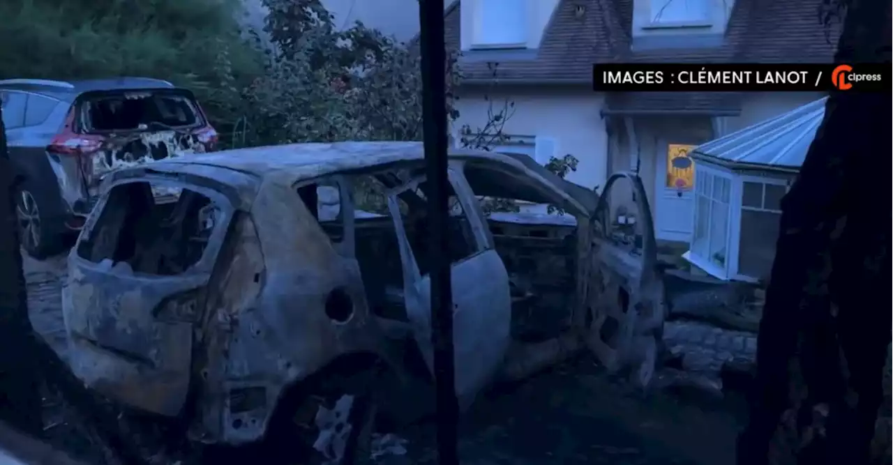 Carro em chamas invade casa de prefeito na França