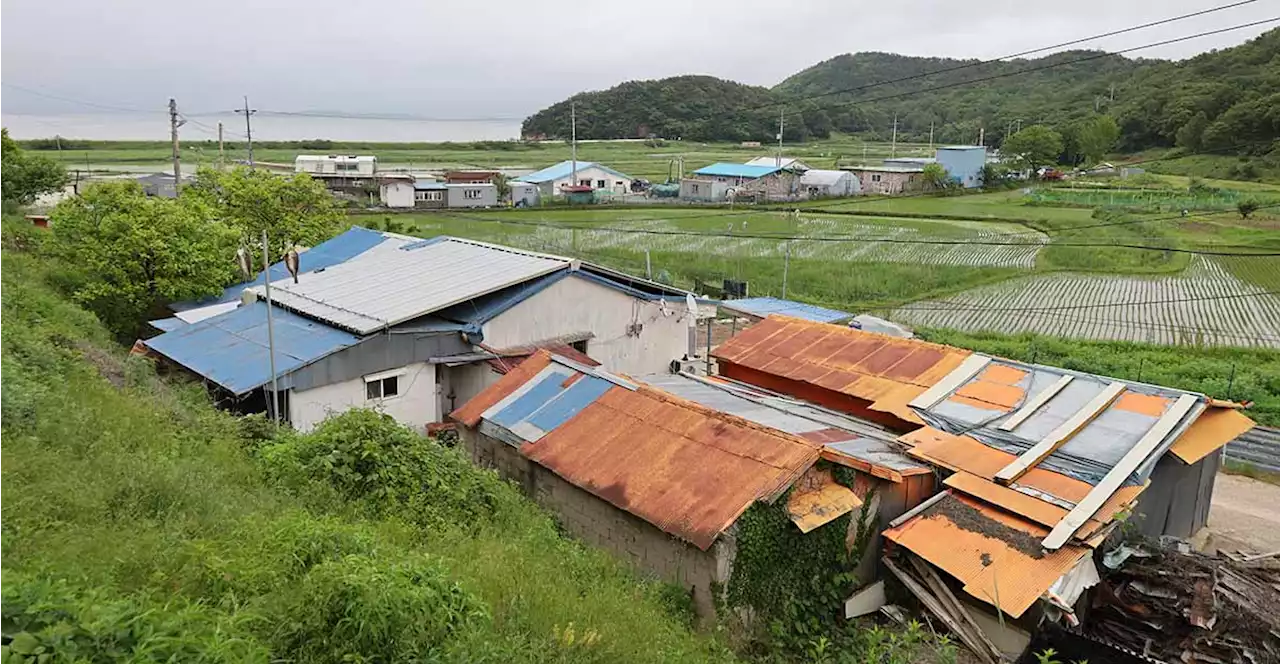 6.25 때도 피난 안 갔던 불야성의 섬... 이제 6채 남았다