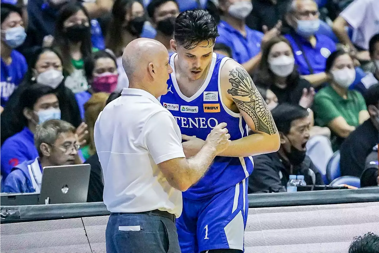 Kai Ballungay takes on leader's burden amid up-and-down Ateneo preseason runs