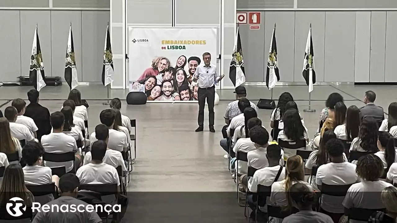 Carlos Moedas recebe 300 jovens embaixadores de Lisboa durante a JMJ 2023 - Renascença