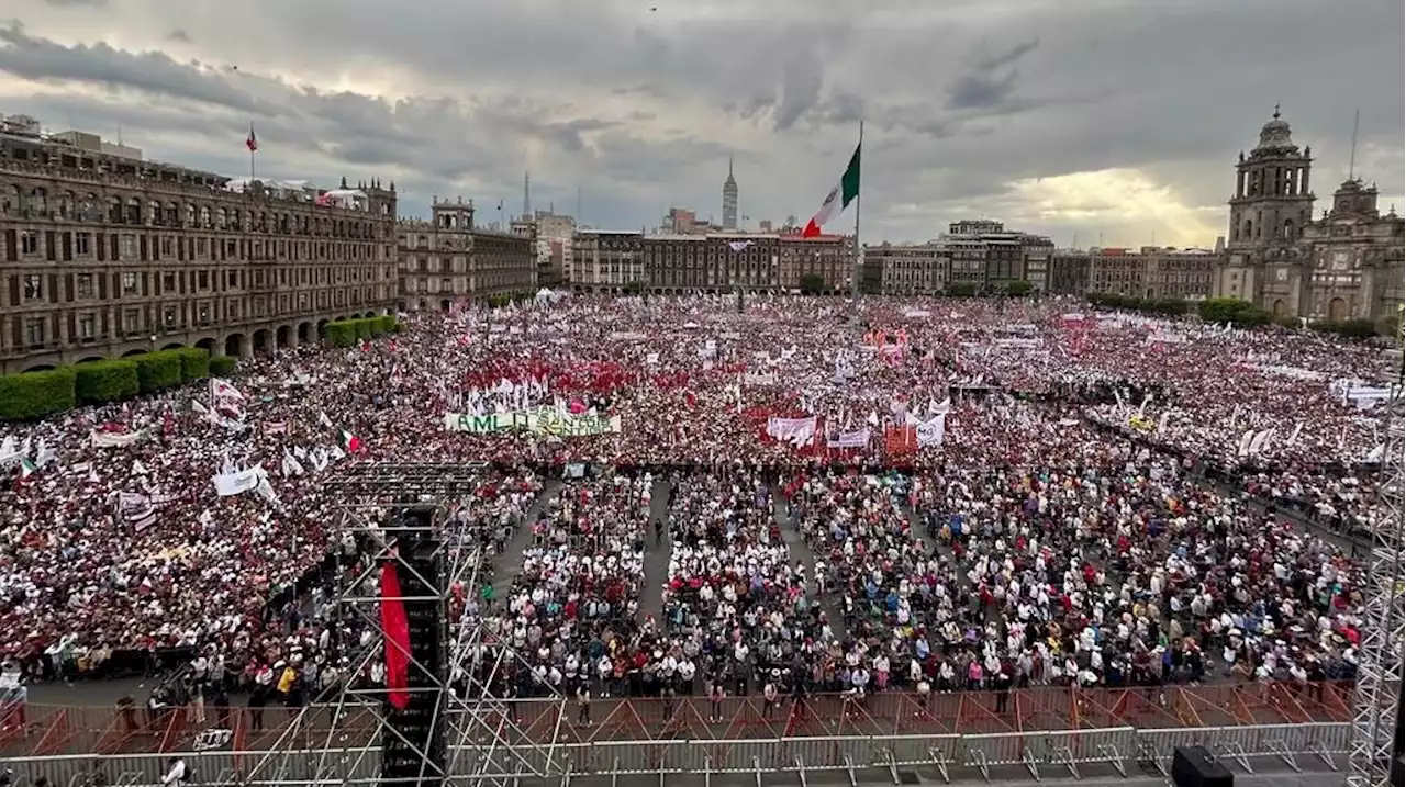 #EnVivo | Miles celebran en la mayor plaza del país 5 años del triunfo de izquierda