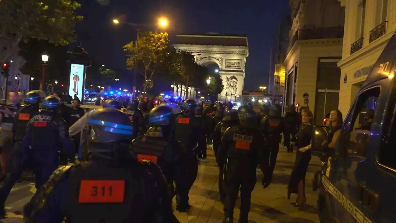 France riots: The Champs Elysees was saved from looting - but only by a massive show of force