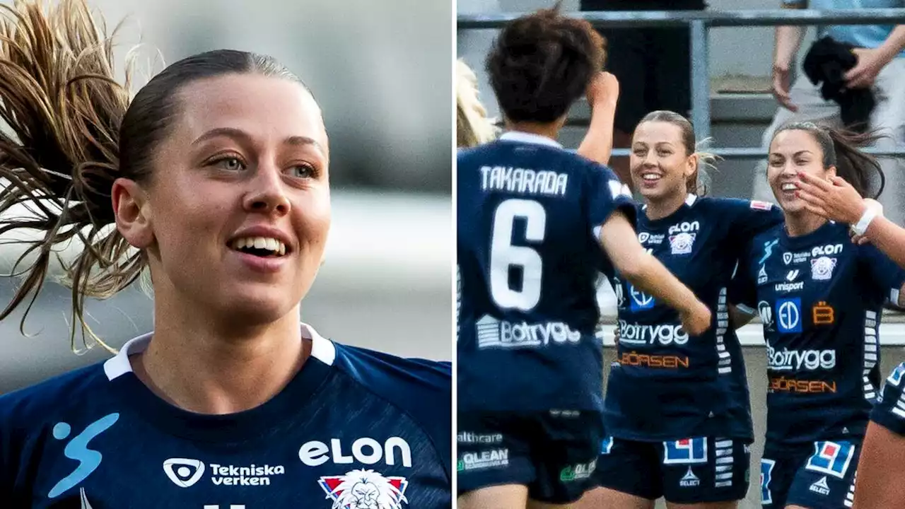 Fotboll: Cornelia Kapocs upp i delad skytteligaledning – när Linköping krossade Uppsala