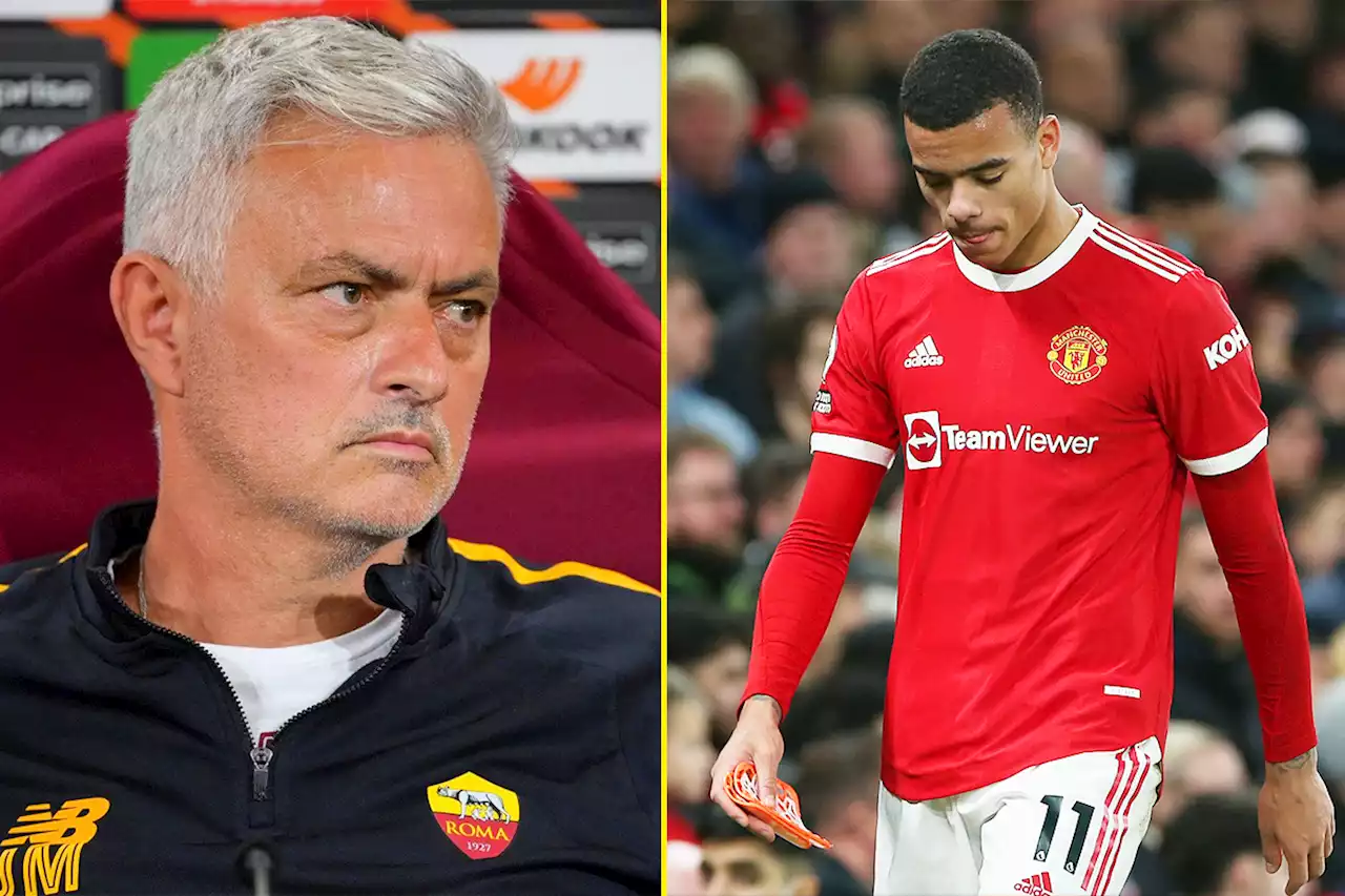 Mason Greenwood 'offered football lifeline' by Jose Mourinho as Roma boss eyes loan deal