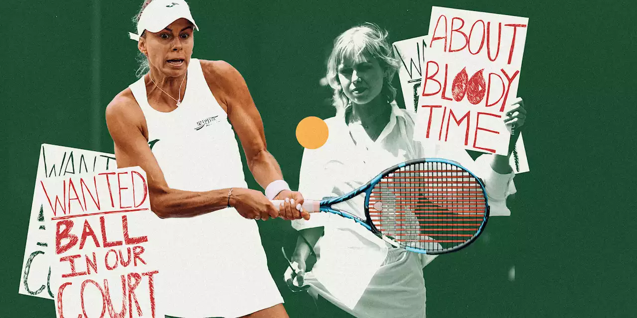 Wimbledon are relaxing their all-white dress code to ease the stress of women's periods