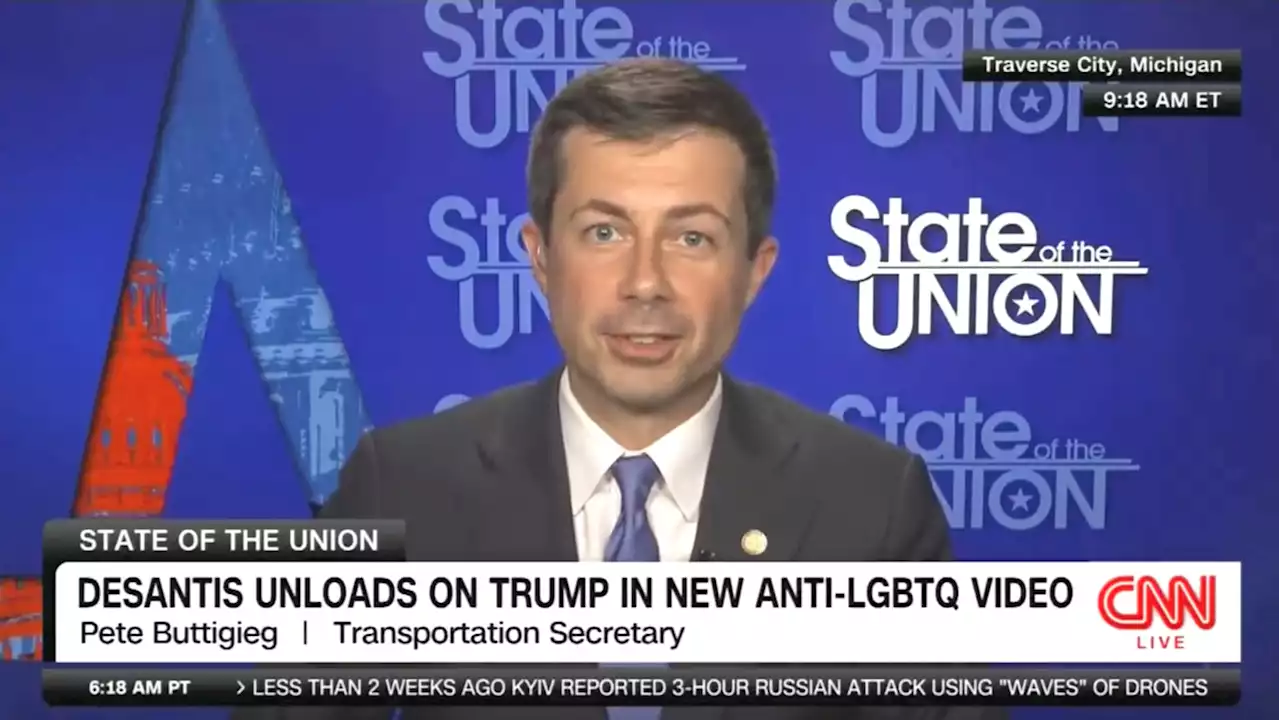 Pete Buttigieg Expertly Dings DeSantis’ Homoerotic Anti-Gay Ad