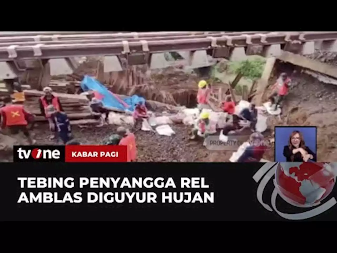 Diguyur Hujan Deras, Jalur KA Bogor-Sukabumi Longsor - tvOne