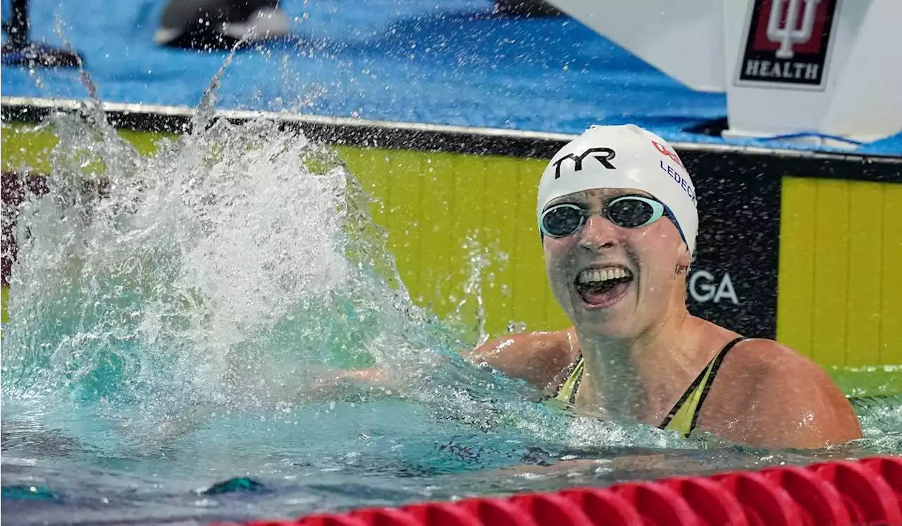 Ledecky qualifies for 4th world championship event and then pulls out of 200-meter freestyle