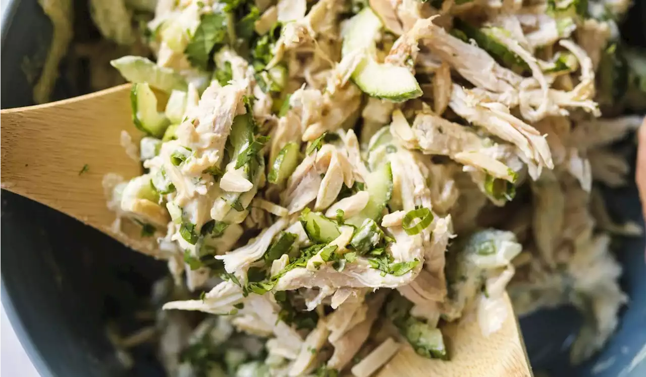 Savory miso adds an umami richness to this perfect summer chicken salad