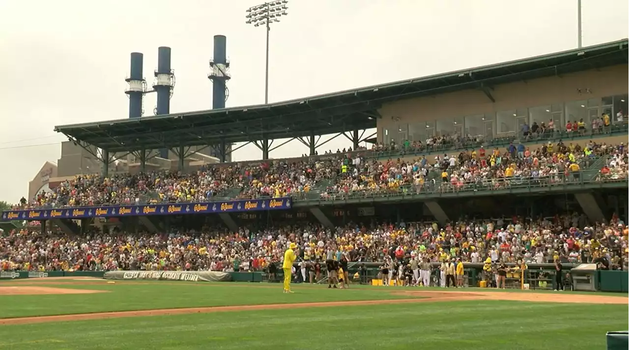 Thousands of people packed Victory Field to see the Savannah Bananas this weekend