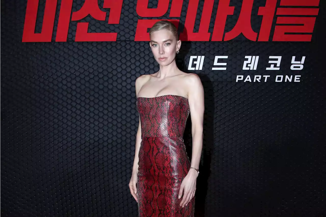 Vanessa Kirby Brings Wild Flair to ‘Mission: Impossible – Dead Reckoning Part One’ South Korea Premiere in Red Reptile-print Balmain Dress