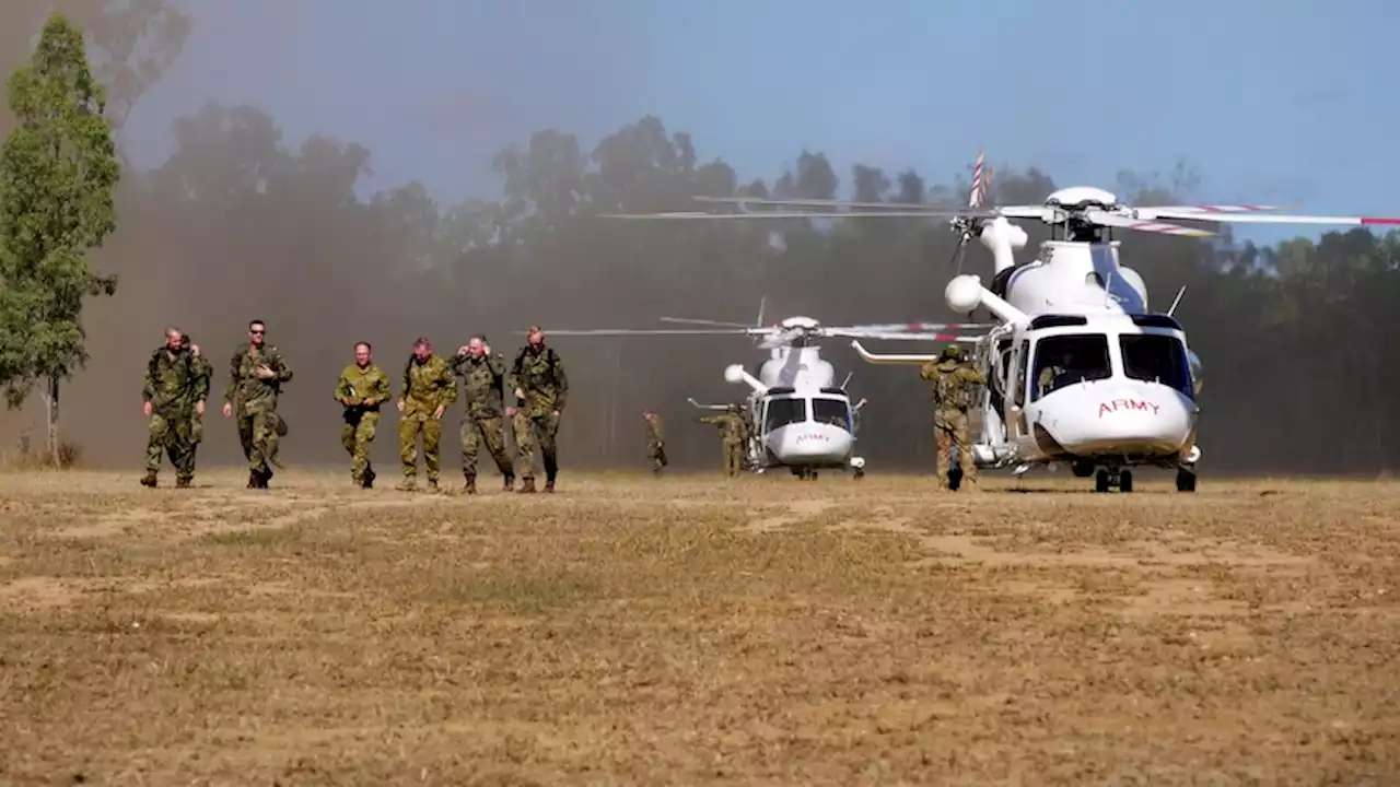 Tent cities across north Queensland as 30,000 troops begin Australia's largest war games