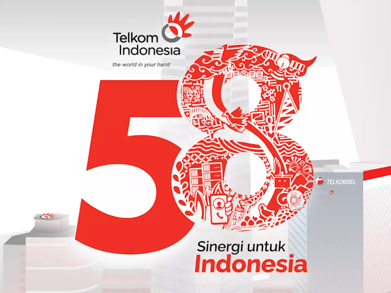 Hari Ulang Tahun Telkom ke-58: Sinergi Untuk Indonesia