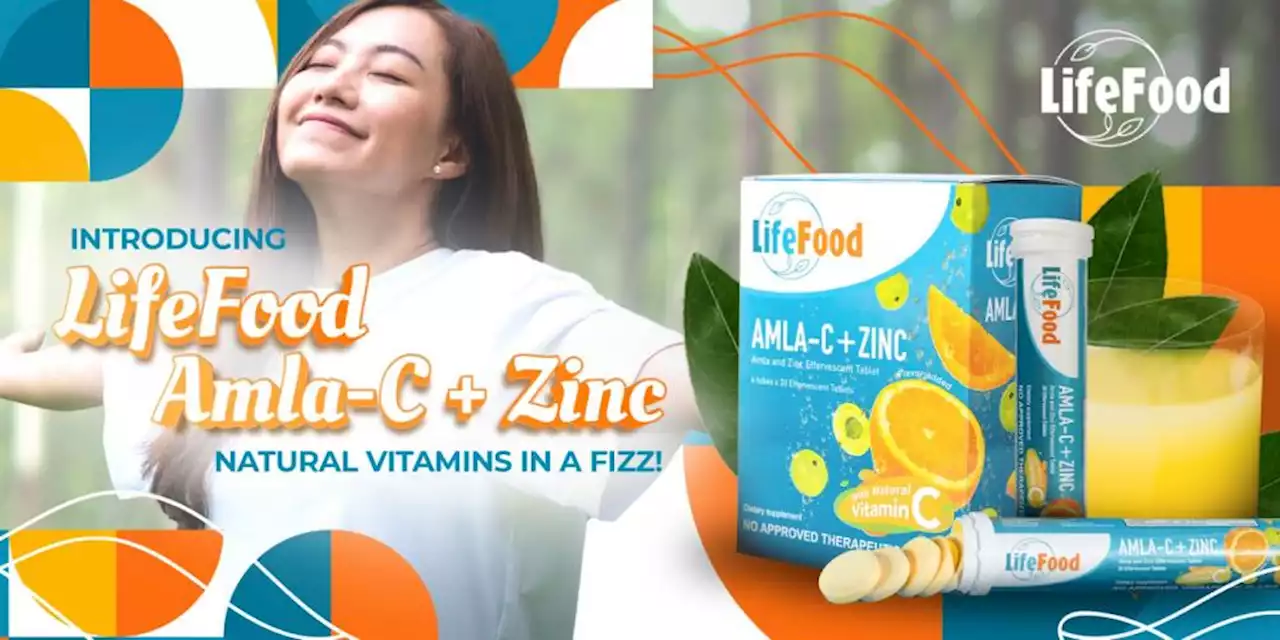 Help boost Your health with LifeFood Amla-C + Zinc: Natural Vitamins In A Fizz | BMPlus