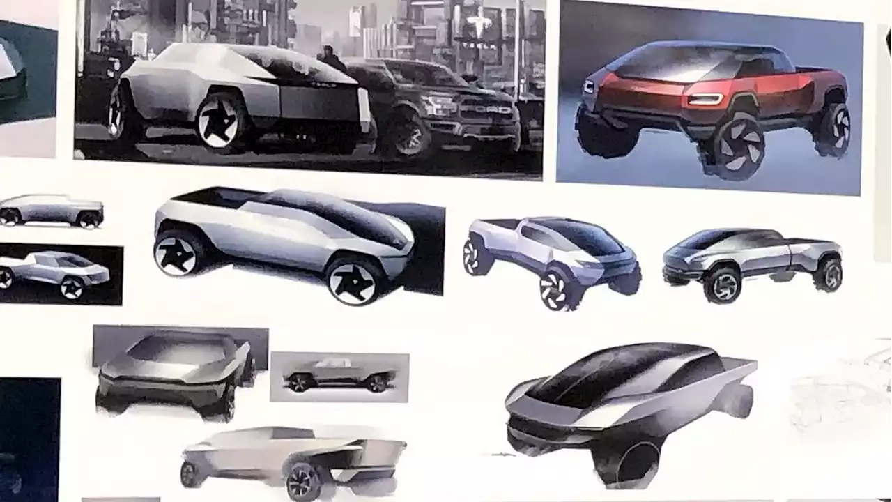 Tesla Cybertruck: See The Early Designs That Didn't Make The Cut | Carscoops