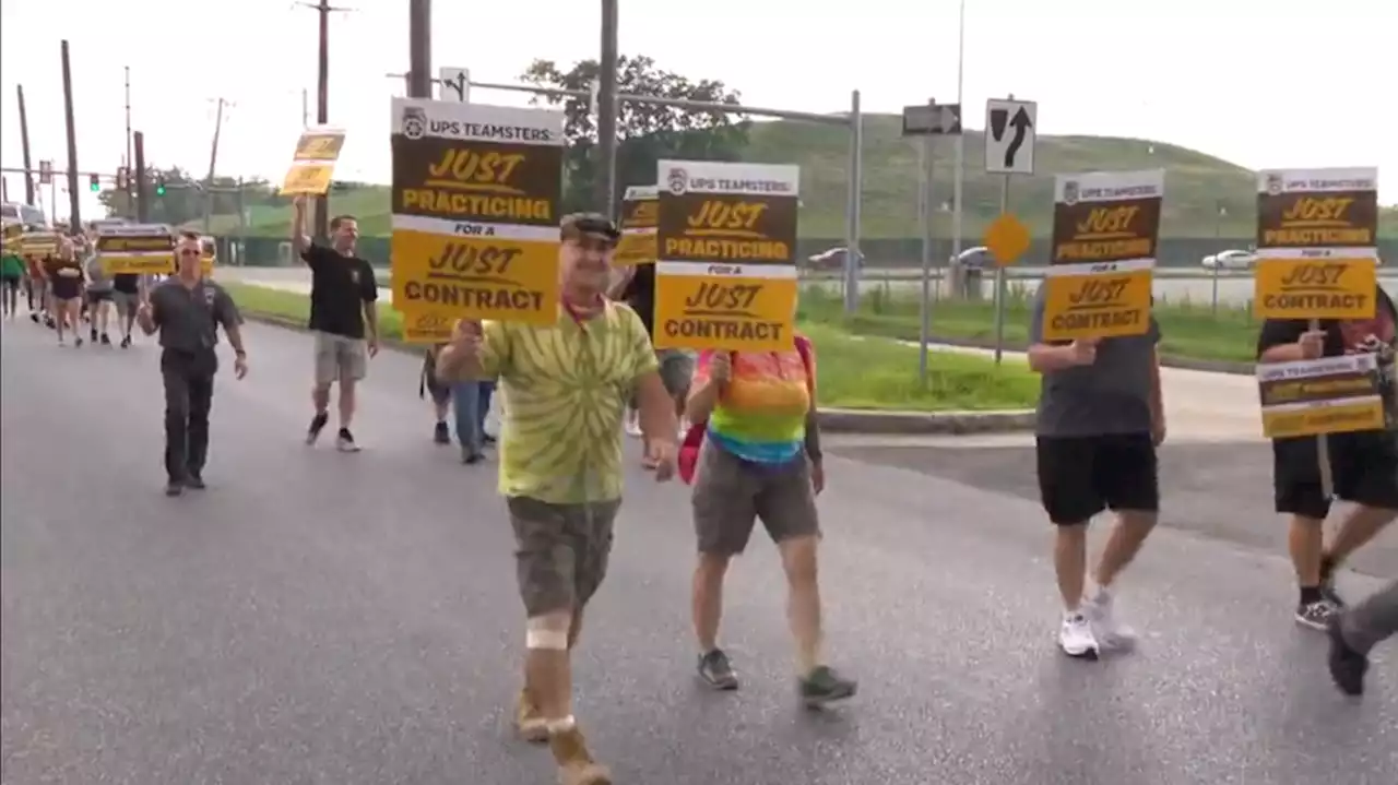 Central Pennsylvania UPS workers rally ahead of potential strike