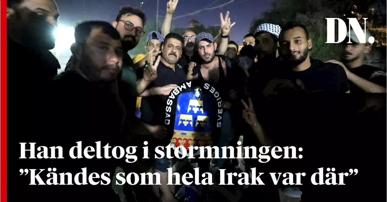 Han deltog i stormningen: ”Kändes som hela Irak var där”